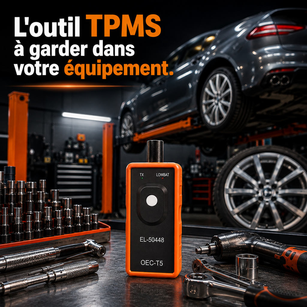 Outil de Réinitialisation TPMS – Réapprenez vos capteurs et reprenez la route sereinement