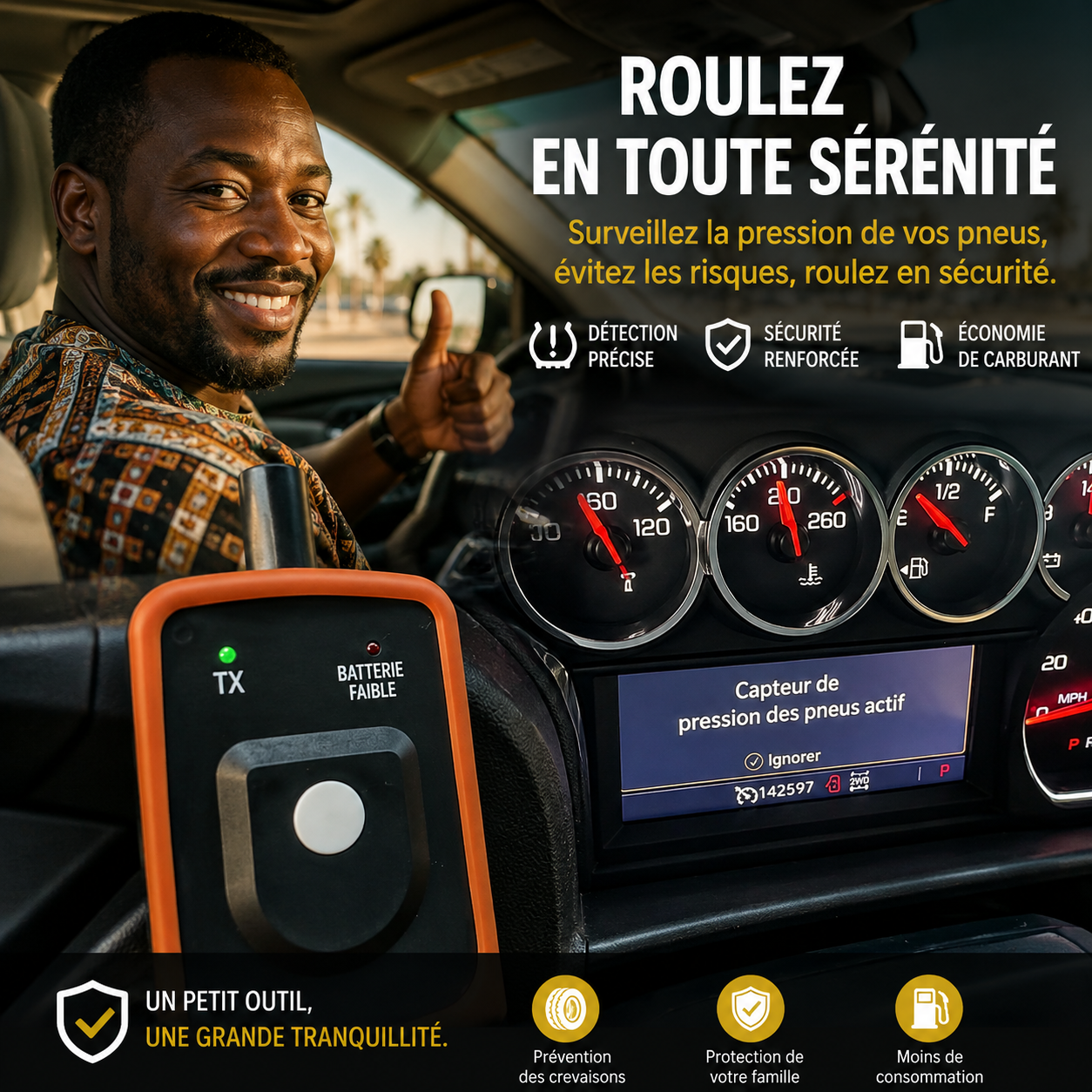 Outil de Réinitialisation TPMS – Réapprenez vos capteurs et reprenez la route sereinement