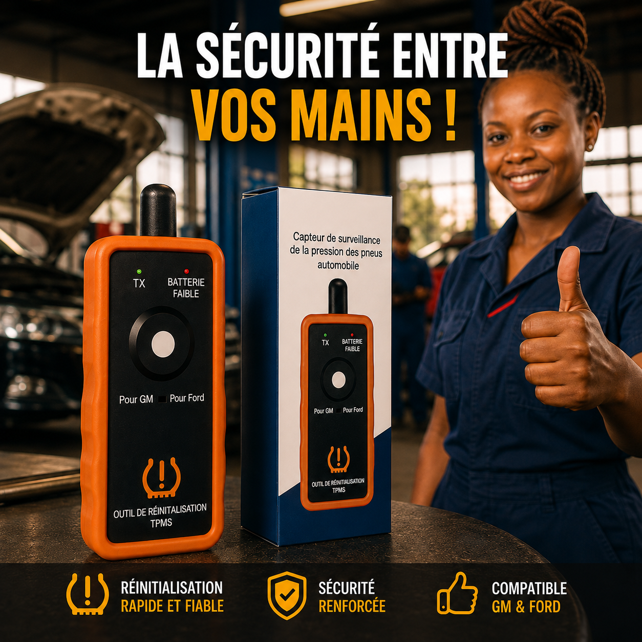 Outil de Réinitialisation TPMS – Réapprenez vos capteurs et reprenez la route sereinement